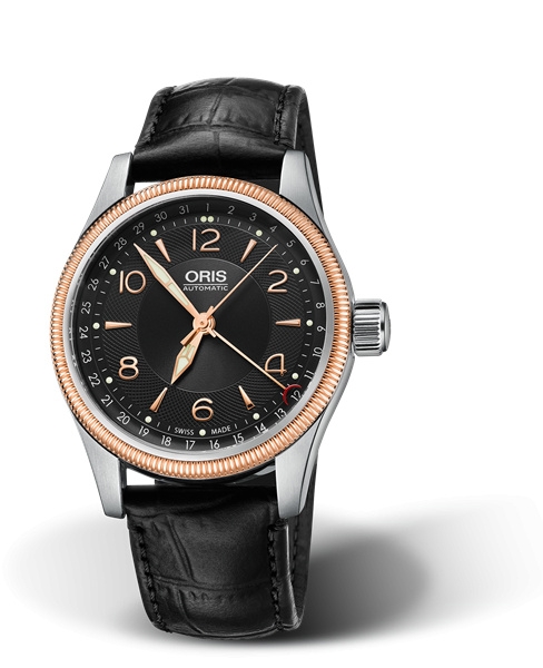 Oris 01 754 7679 4334-07 5 20 76FC : Big Crown Pointer Date 40 Stainless Steel - Rose Gold / Black