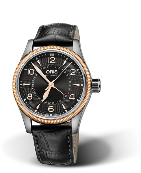 Oris 01 754 7679 4364-07 5 20 76FC : Big Crown Pointer Date 40 Stainless Steel - Rose Gold / Black