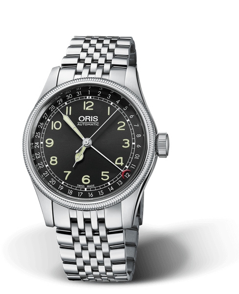 Oris 01 754 7696 4064-07 8 20 30 : Big Crown Original Pointer Date 40 Stainless Steel / Black / Bracelet