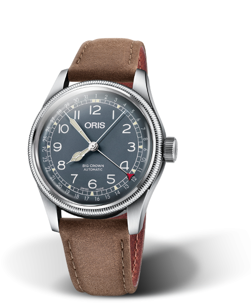 Oris 01 754 7741 4065-07 5 20 63 : Big Crown Pointer Date 40 Stainless Steel / Blue / Strap