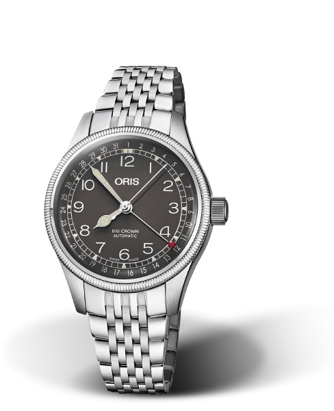 Oris 01 754 7749 4064-07 8 17 22 : Big Crown Pointer Date 36 Stainless Steel / Black / Bracelet