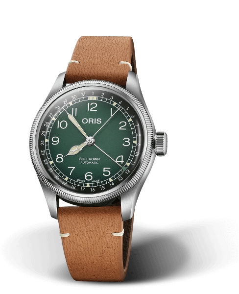 Oris 01 754 7779 4067-Set : Big Crown Pointer Date Cervo Volante / Green