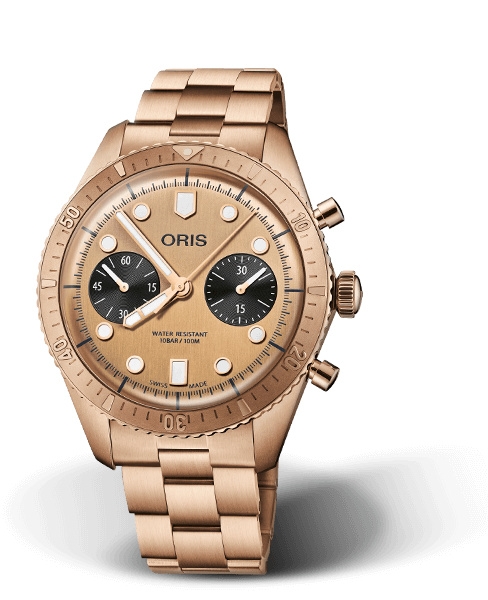 Oris 01 771 7744 3182-Set : Divers Sixty-Five 43 Chronograph Hölstein Edition 2020