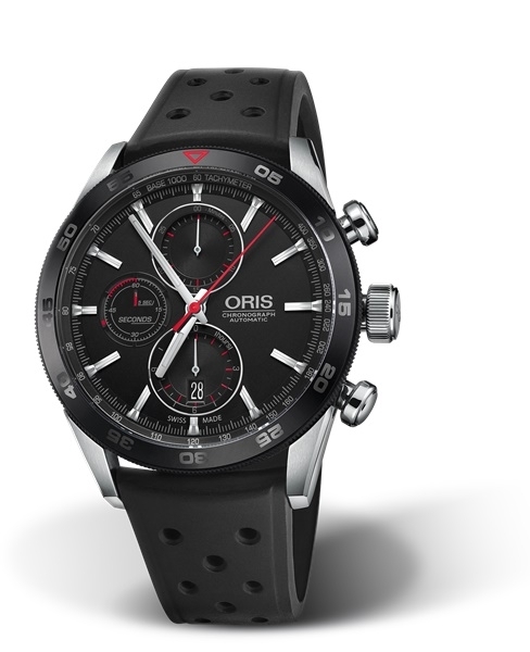 Oris 01 774 7661 4424-07 4 22 25FC : Artix GT Chronograph Stainless Steel - Ceramic / Black / Rubber