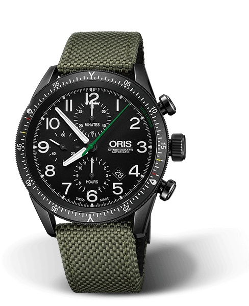 Oris 01 774 7661 7734-Set TS : Big Crown ProPilot Chronograph Stainless Steel / Grey / Bracelet