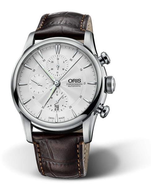 Oris 01 774 7686 4051-07 1 23 73FC : Artelier Chronograph 44 Stainless Steel / Silver