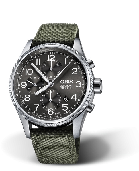 Oris 01 774 7699 4063-07 5 22 14FC : Big Crown ProPilot Chronograph Stainless Steel / Grey
