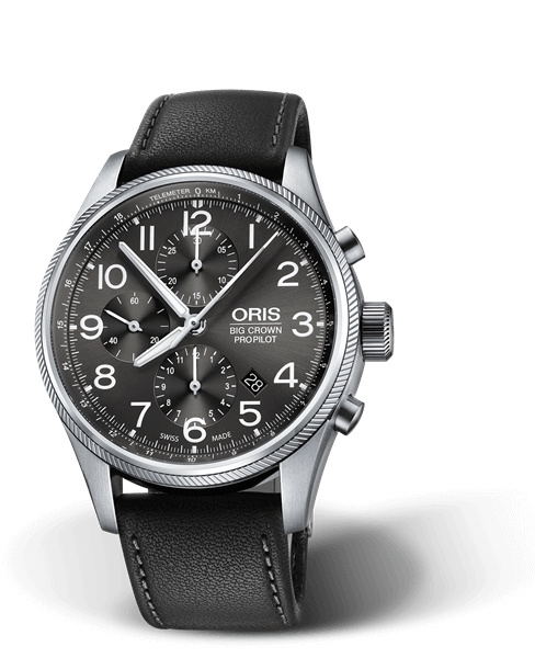 Oris 01 774 7699 4063-07 5 22 19FC : Big Crown ProPilot Chronograph Stainless Steel / Grey
