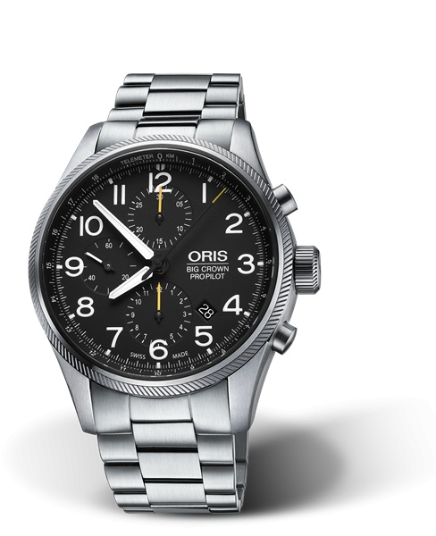 Oris 01 774 7699 4134-07 8 22 19 : Big Crown ProPilot Chronograph Stainless Steel / Black / Bracelet