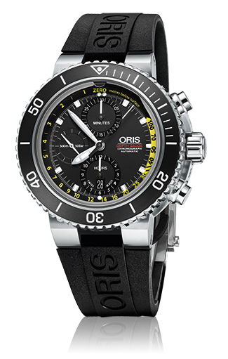 Oris 01 774 7708 4154-Set RS : Aquis Depth Gauge Chronograph