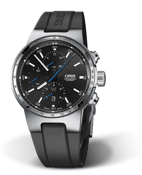 Oris 01 774 7717 4154-07 4 24 50FC : Williams Chronograph Stainless Steel / Black / Rubber