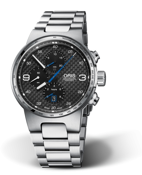 Oris 01 774 7717 4164-07 8 24 50 : Williams Chronograph Stainless Steel / Carbon / Bracelet