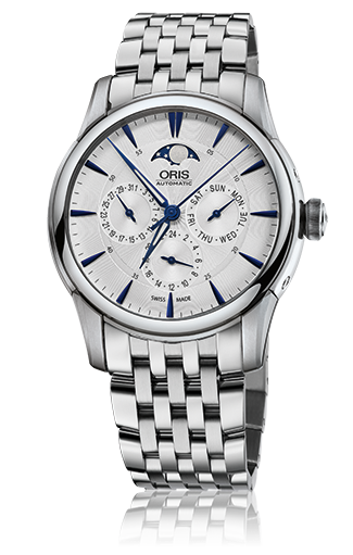 Oris 01 781 7703 4031-07 8 21 77 : Artelier Complication 40.5 Stainless Steel / Silver / Bracelet