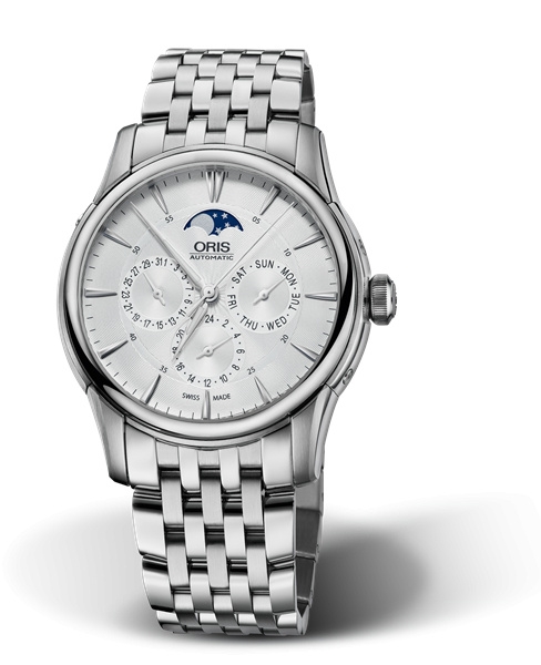 Oris 01 781 7703 4051-07 8 21 77 : Artelier Complication 40.5 Stainless Steel / Silver / Bracelet