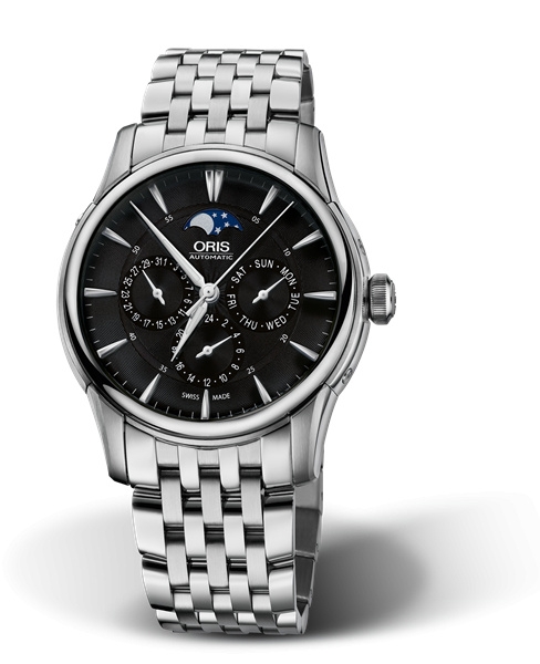 Oris 01 781 7703 4054-07 8 21 77 : Artelier Complication 40.5 Stainless Steel / Black / Bracelet