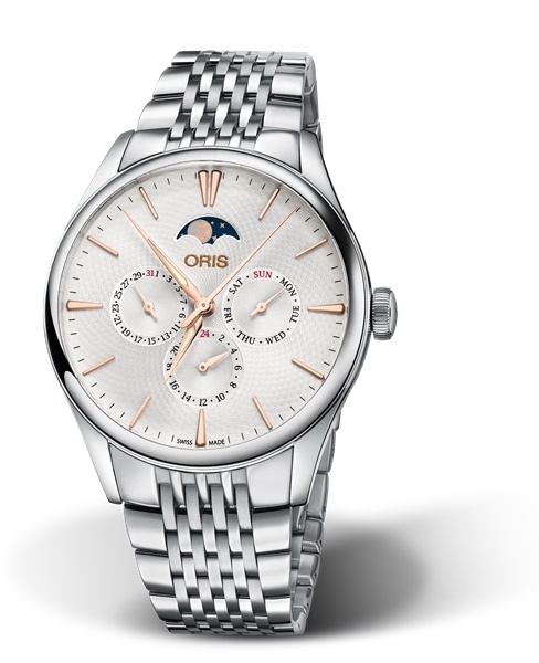 Oris 01 781 7729 4031-07 8 21 79 : Artelier Complication 40 Stainless Steel / Silver / Bracelet