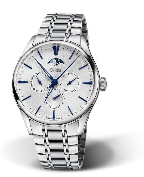 Oris 01 781 7729 4051-07 8 21 88 : Artelier Complication 40 Stainless Steel / Silver / Bracelet
