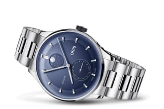 Oris 01 782 7811 4055-07 8 20 20 : Artelier Complication Stainless Steel / Midnight Blue / Bracelet