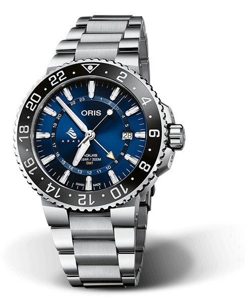 Oris 01 798 7754 4115-Set : Aquis GMT 43.5 Aras Limited Edition