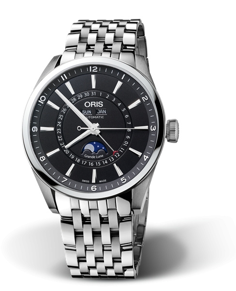 Oris 01 915 7643 4054-07 8 21 80 : Artix Complication Stainless Steel / Black / Bracelet