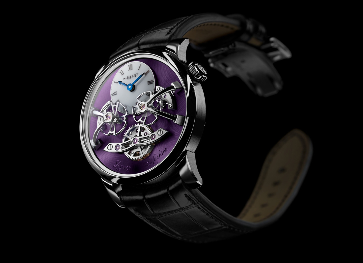 MB&F 02.WL.P : Legacy Machine N°2 LM2 White Gold / Purple