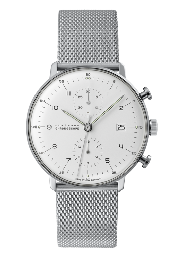 Junghans 027/4003.44 : Max Bill Chronoscope Silver Bracelet