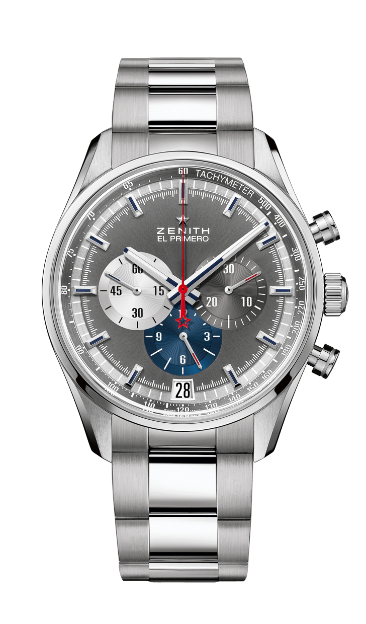Zenith 03.2040.400/26.M2040 : El Primero Chronomaster 42 Stainless Steel / Anthracite / Bracelet