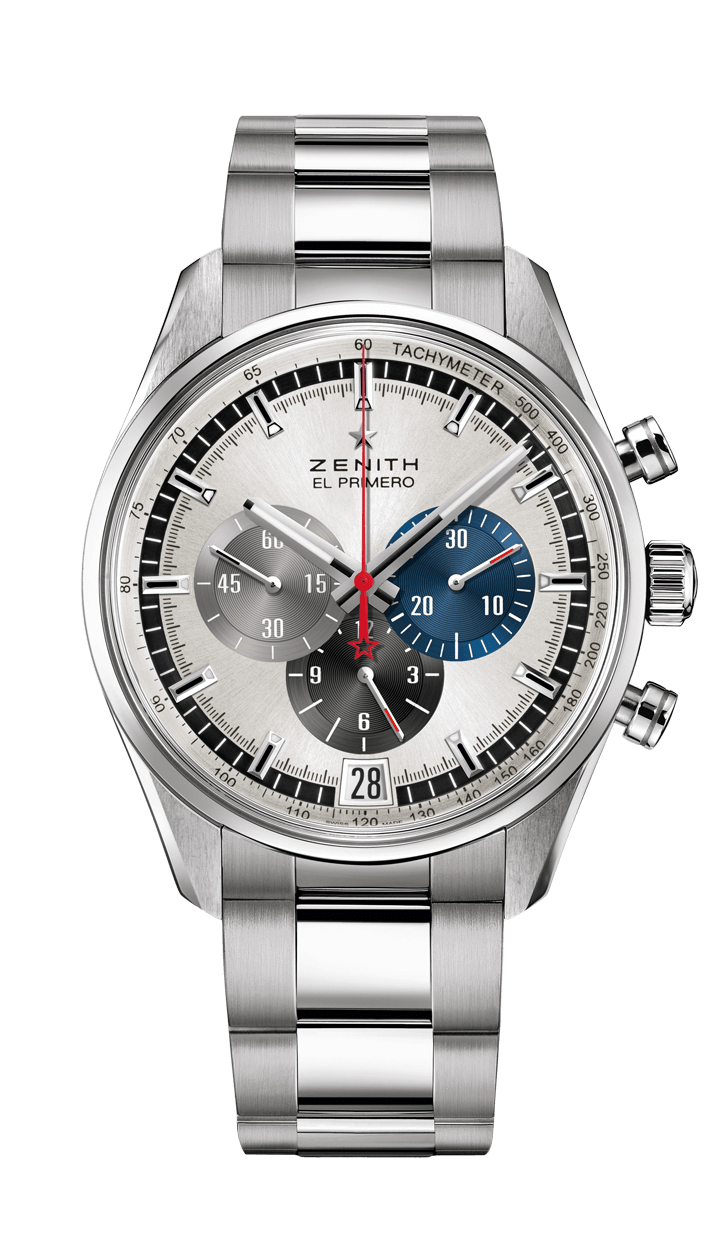 Zenith 03.2040.400/69.M2040 : El Primero Chronomaster 42 Stainless Steel / Silver / Bracelet