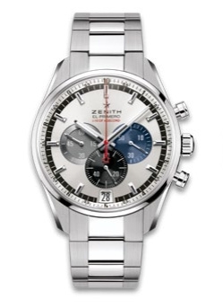 Zenith 03.2041.4052/69.M2040 : El Primero Striking 10th Stainless Steel / Silver / BRacelet