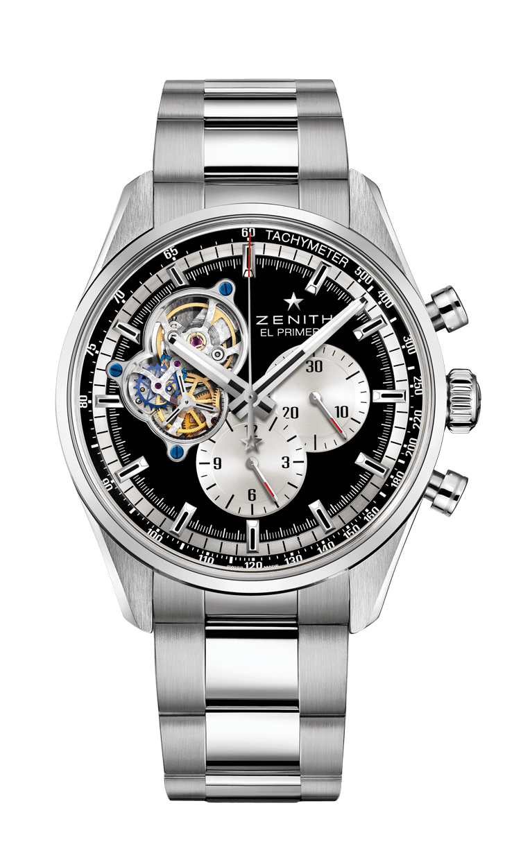 Zenith 03.2042.4061/21.M2040 : El Primero Chronomaster Open Stainless Steel / Black / Bracelet