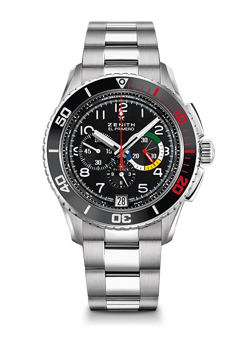 Zenith 03.2061.405/21.M2060 : El Primero Stratos Flyback Rainbow