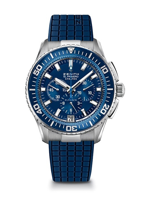 Zenith 03.2067.405/51.R514 : El Primero Stratos Flyback Blue