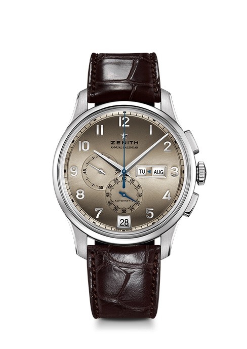 Zenith 03.2072.4054/18.C711 : El Primero Winsor Annual Calendar Smoked