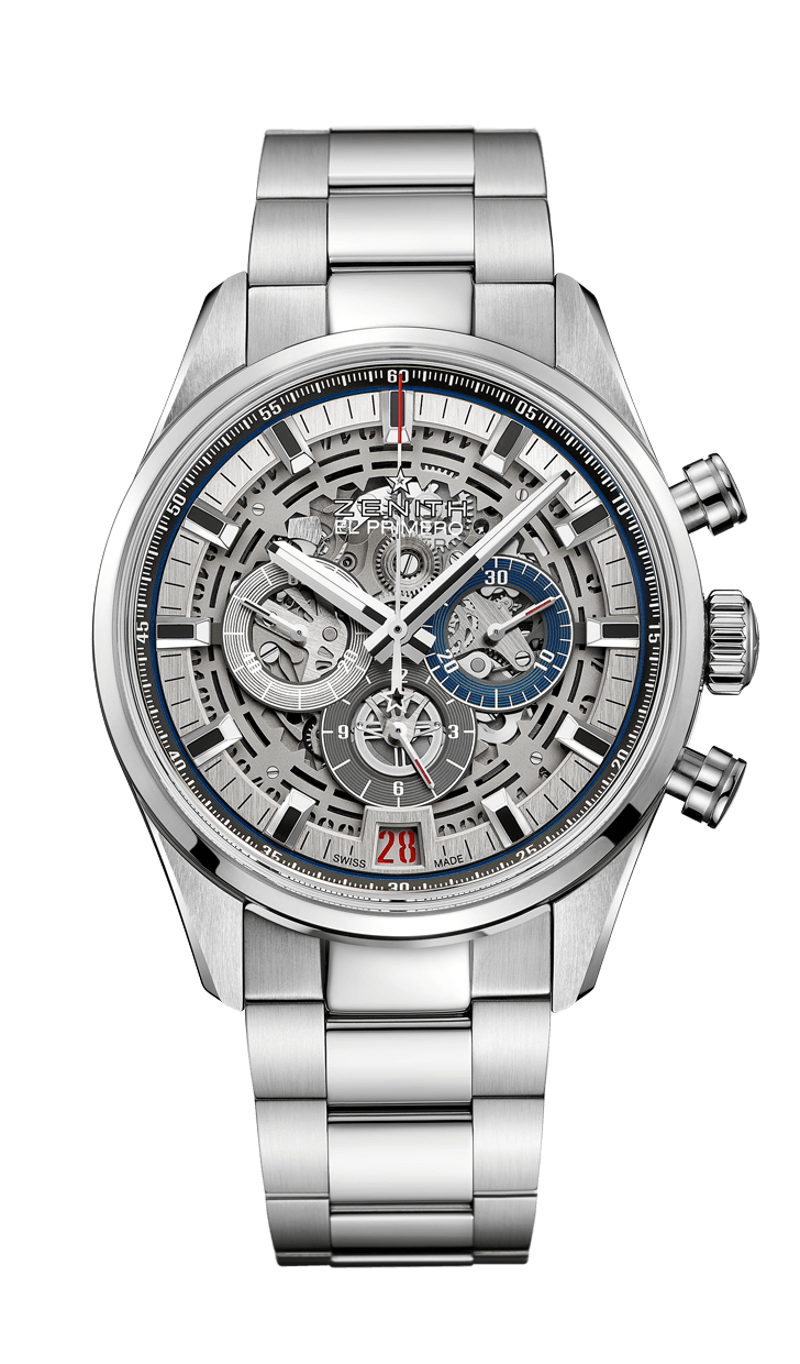 Zenith 03.2081.400/78.M2040 : El Primero Chronomaster Full Open 42 Stainless Steel / Bracelet