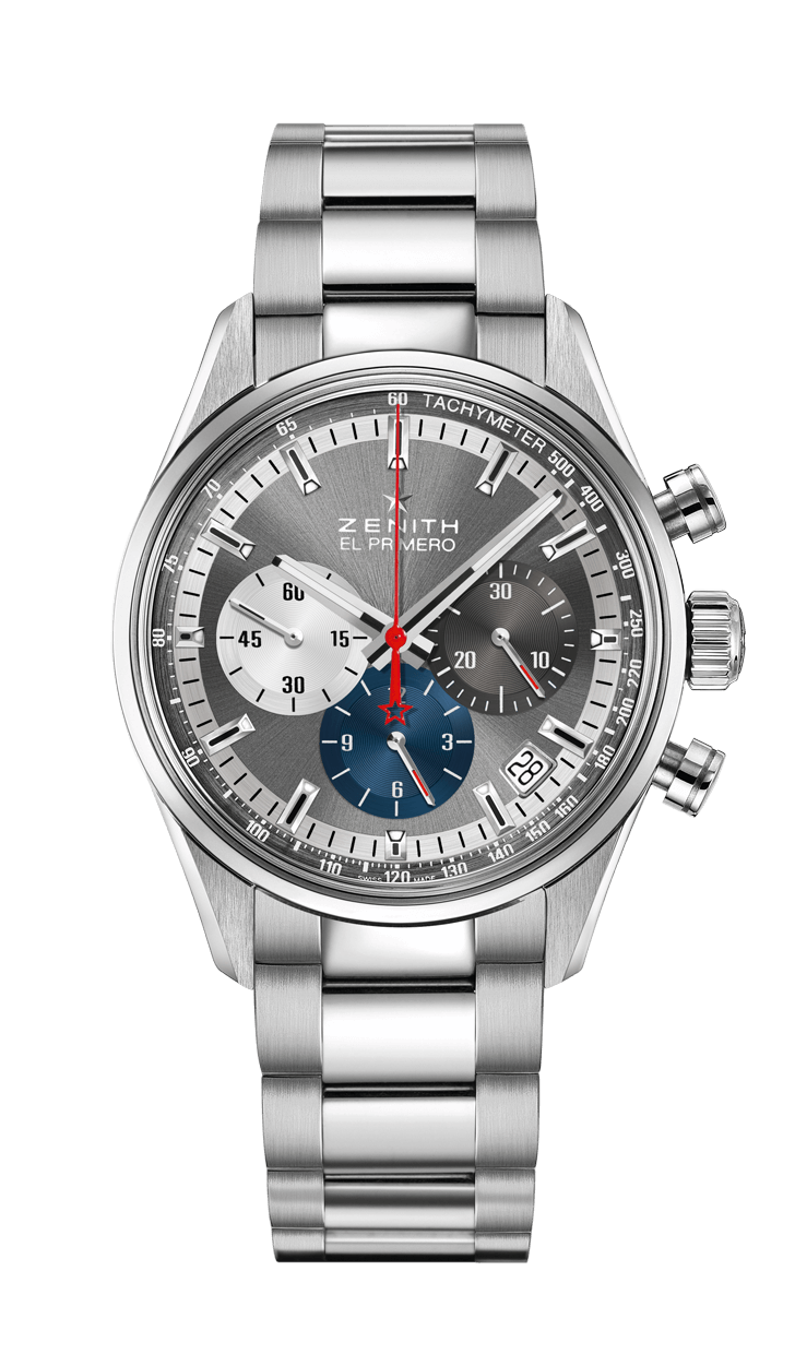 Zenith 03.2150.400/26.M2150 : El Primero Chronomaster 38 Stainless Steel / Slate / Bracelet