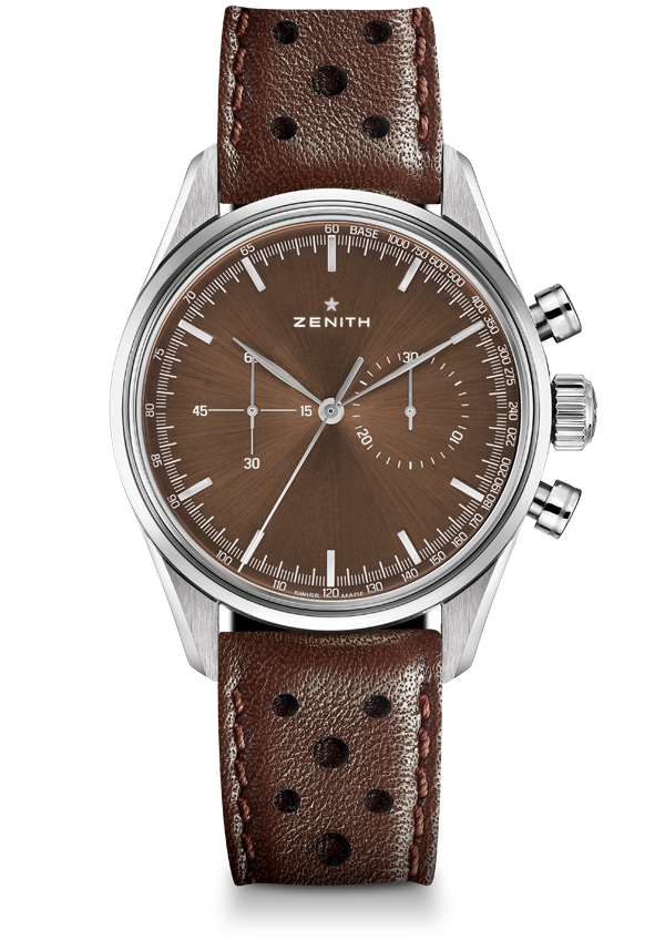 Zenith 03.2150.4069.75.C806 : El Primero 146 Stainless Steel / Brown