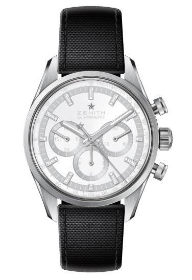 Zenith 03.2152.4061/80.R825 : El Primero Chronomaster 38 Stainless Steel / White / C.01
