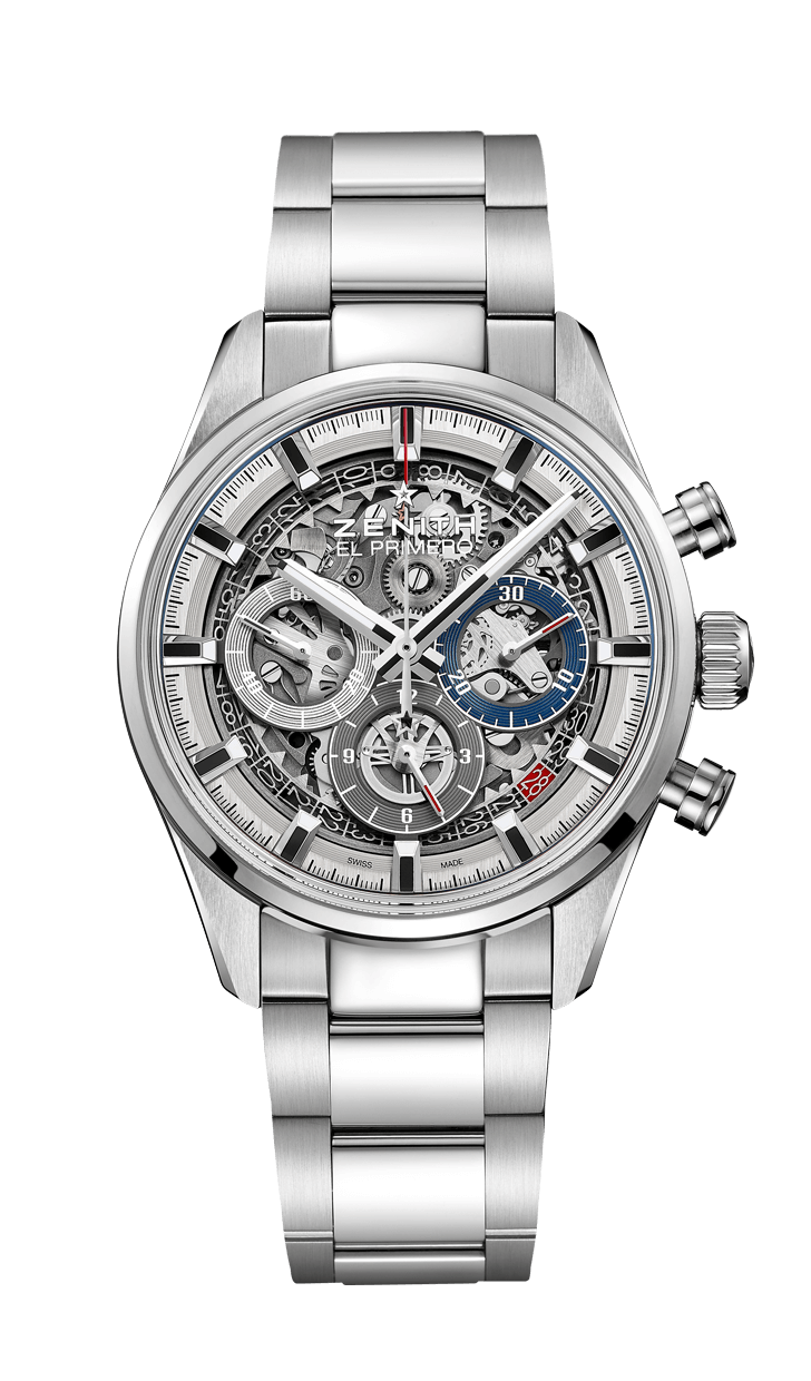 Zenith 03.2153.400/78.M2150 : El Primero Chronomaster Full Open 38 Stainless Steel / Bracelet