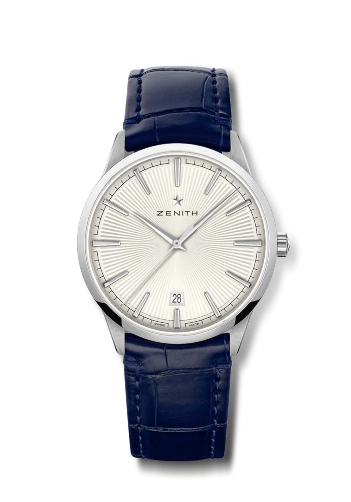 Zenith 03.3100.670/01.C922 : Elite Classic 40 Stainless Steel / Silver