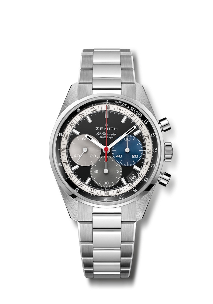 Zenith 03.3200.3600/22.M3200 : Chronomaster Original Stainless Steel / Black / Bracelet
