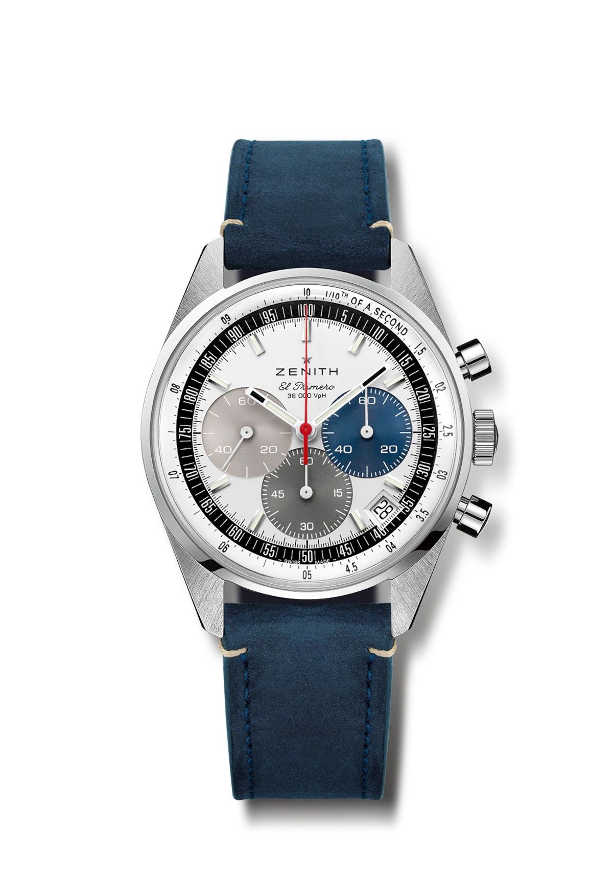 Zenith 03.3200.3600/69.C902 : Chronomaster Original Stainless Steel / Silver / Strap