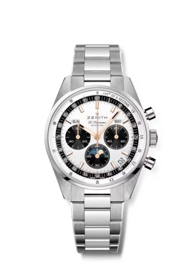 Zenith 03.3400.3610/38.M3200 : Chronomaster Original Triple Calendar Stainless Steel / Silver / Bracelet