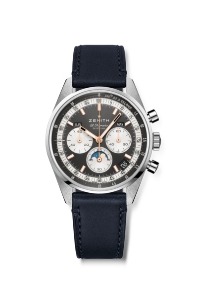 Zenith 03.3400.3610/39.C910 : Chronomaster Original Triple Calendar Stainless Steel / Grey