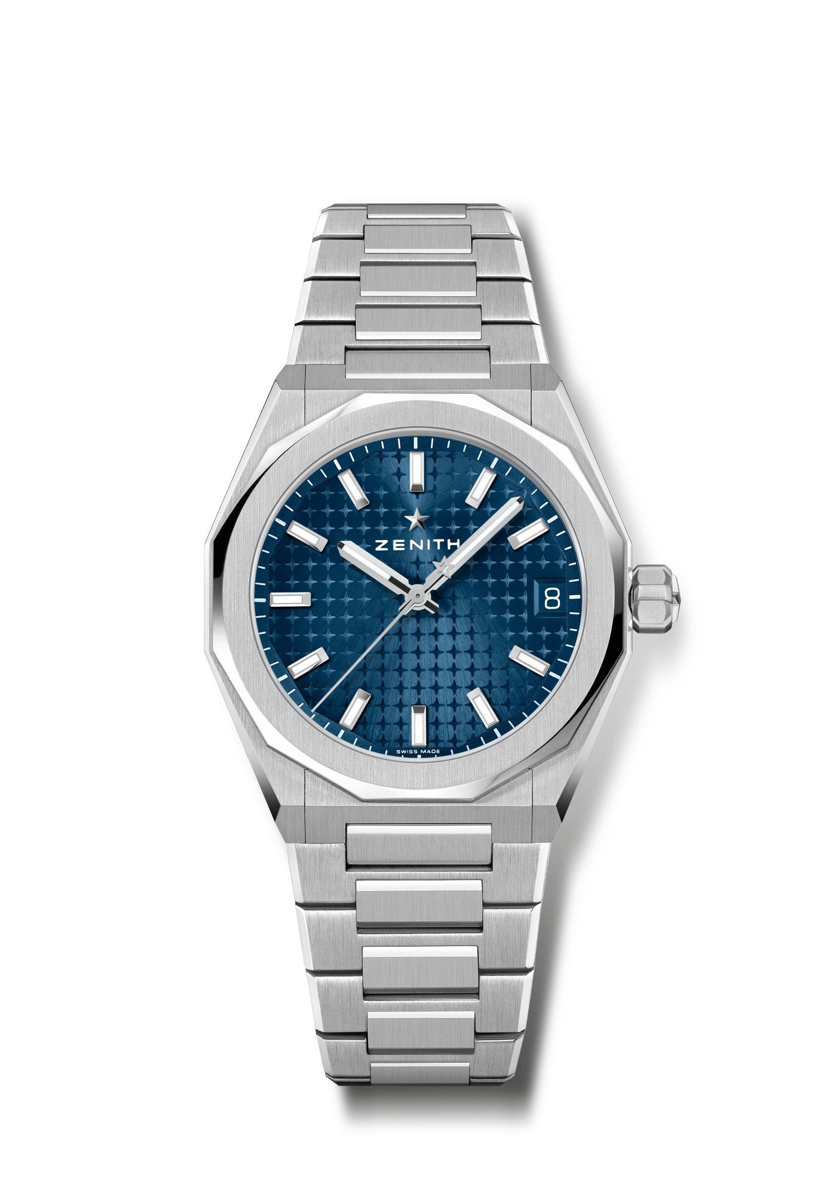 Zenith 03.9400.670/51.I001 : Defy Skyline 36 Stainless Steel / Blue