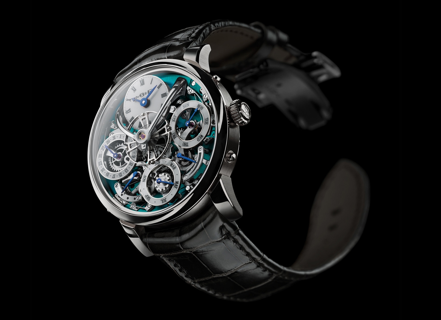 MB&F 03.TL.G : Legacy Machine Perpetual Titanium / Green