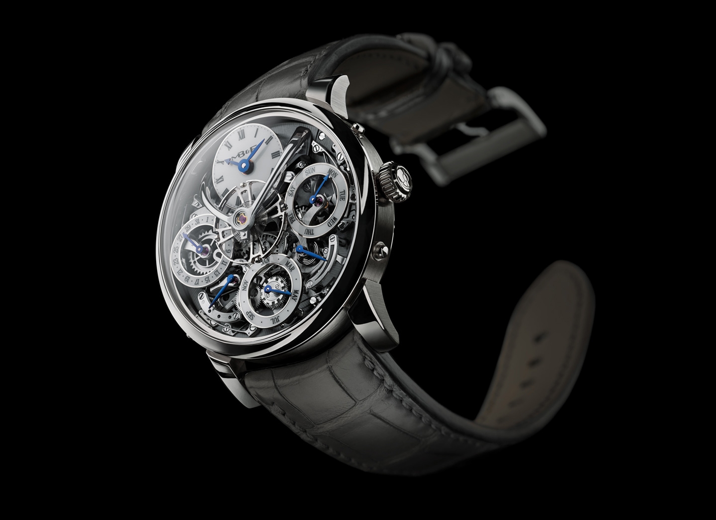 MB&F 03.WL.B : Legacy Machine Perpetual White Gold