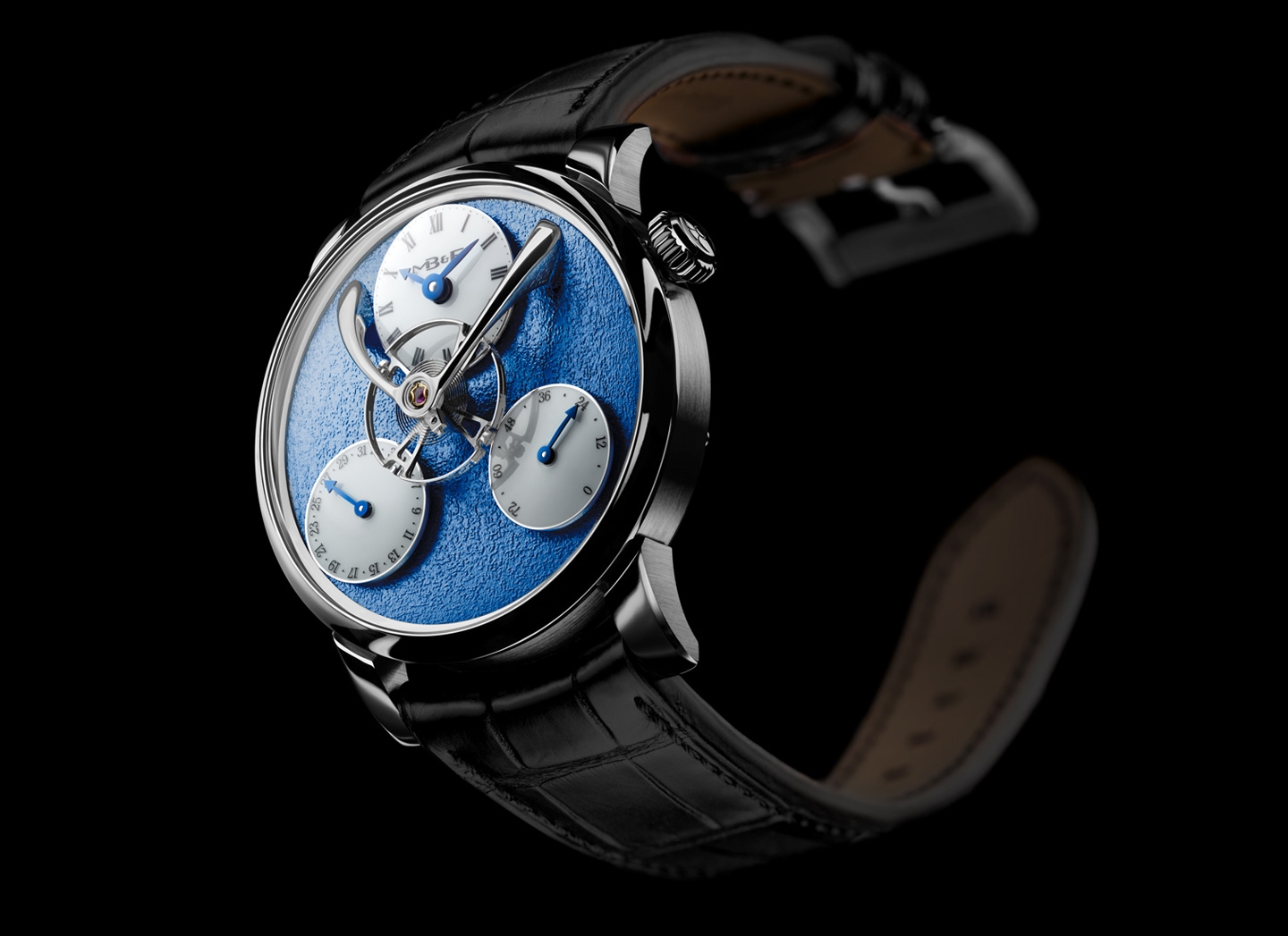 MB&F 03.WL.FBL : Legacy Machine Split Escapement Launch Edition Blue