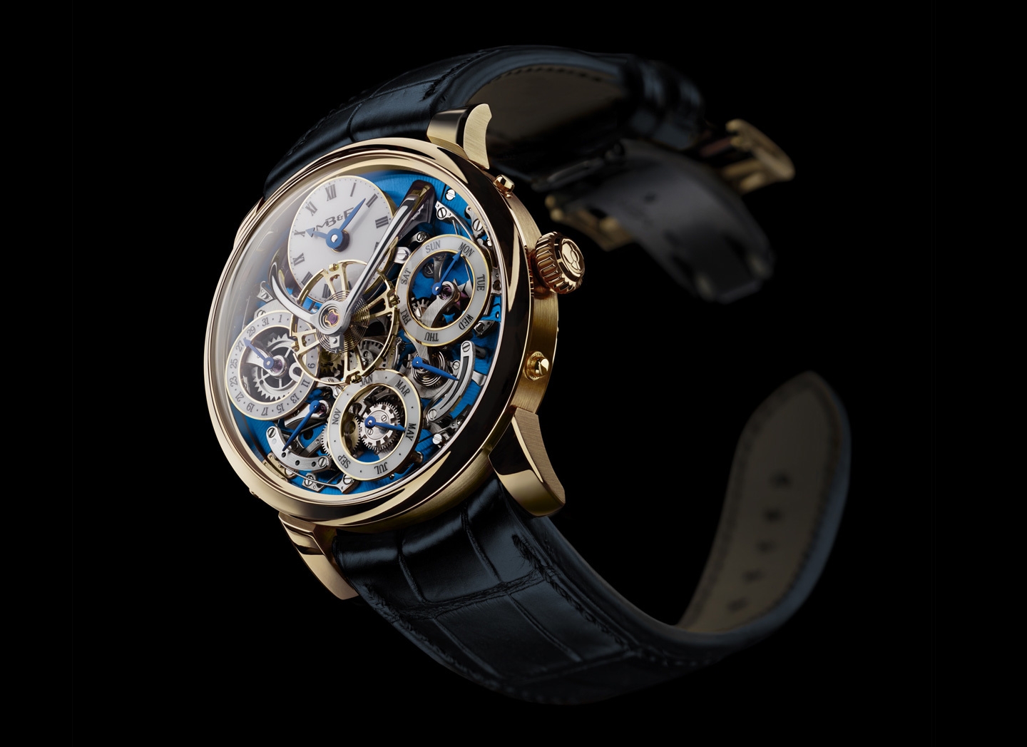 MB&F 03.YL.BL : Legacy Machine Perpetual Yellow Gold