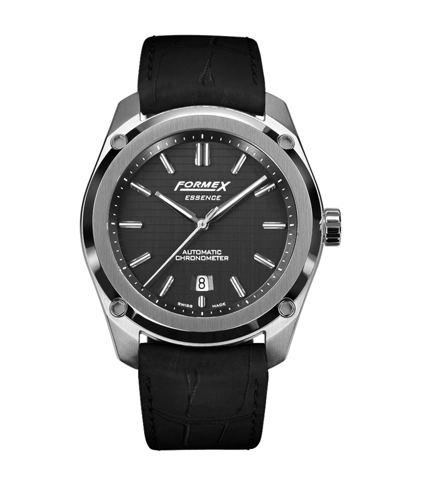 Formex 0330.1.6321.311 : Essence Automatic Chronometer Black / Croco