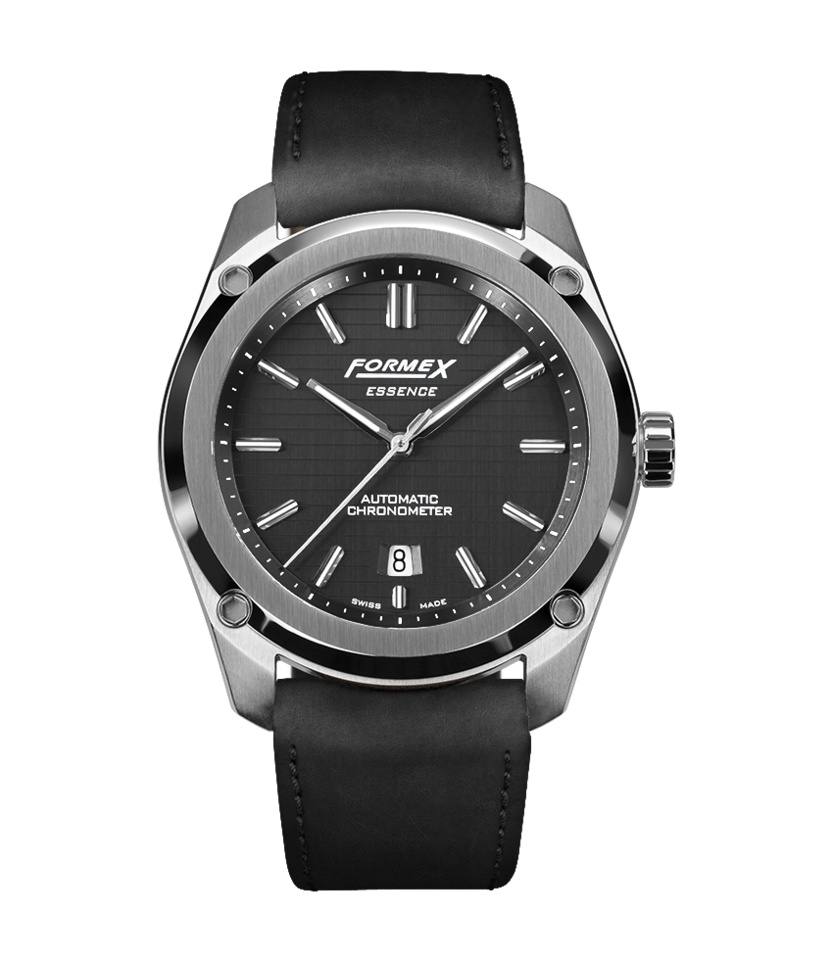 Formex 0330.1.6321.713 : Essence Automatic Chronometer Black / Calf